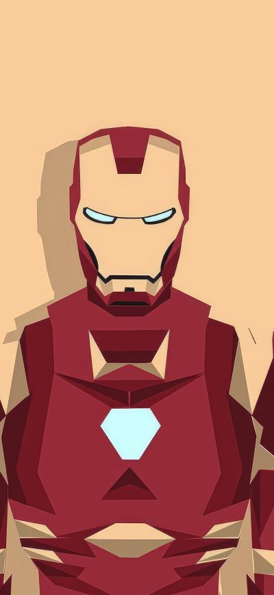 Fond d'écran iPhone Iron Man Minimal 5k