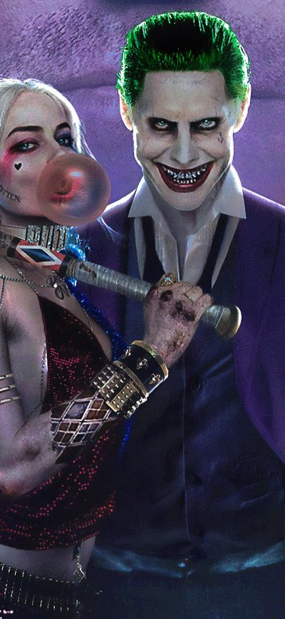Fond d'écran New Joker Harley Quinn sur iPhone
