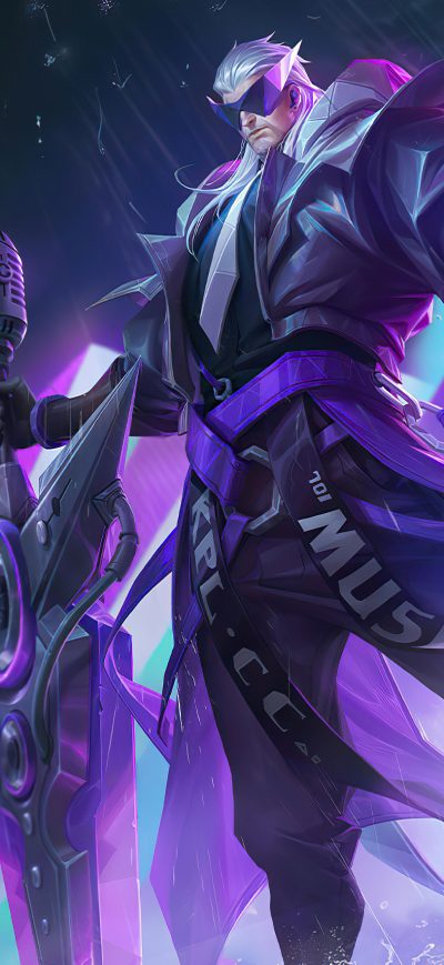 Fond d'écran iPhone King Glory Warrior Rain Big Sword