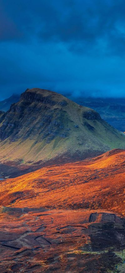 Fond d'écran iPhone Lake Landscape Mountain Scotland 4k