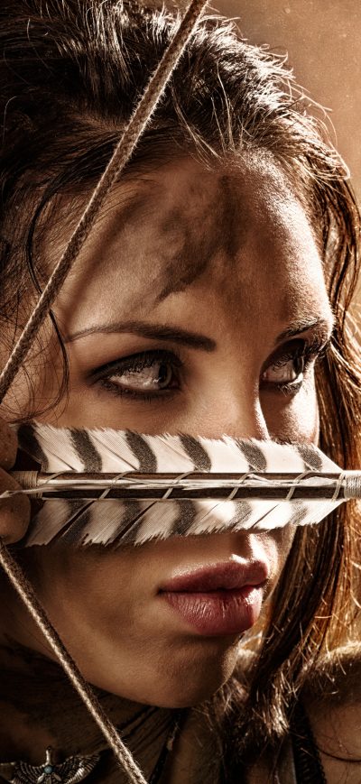 Fond d'écran iPhone Lara Croft Portrait Cosplay