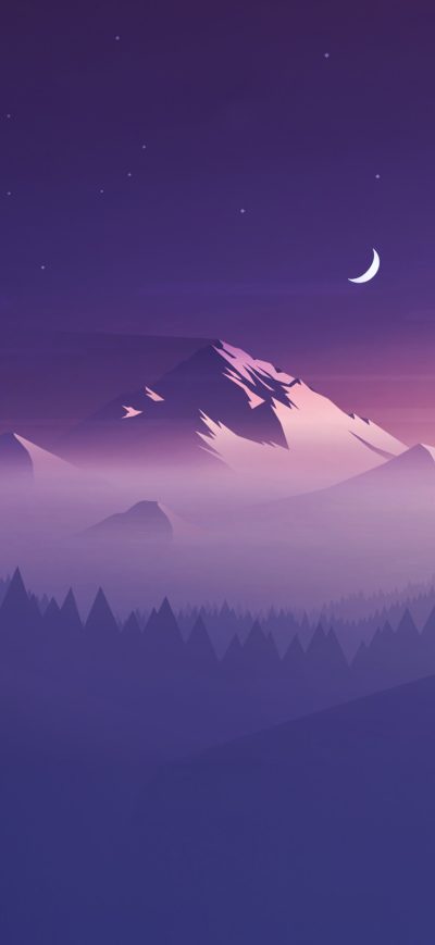 Fond d'écran iPhone Mountains Minimalists 4k