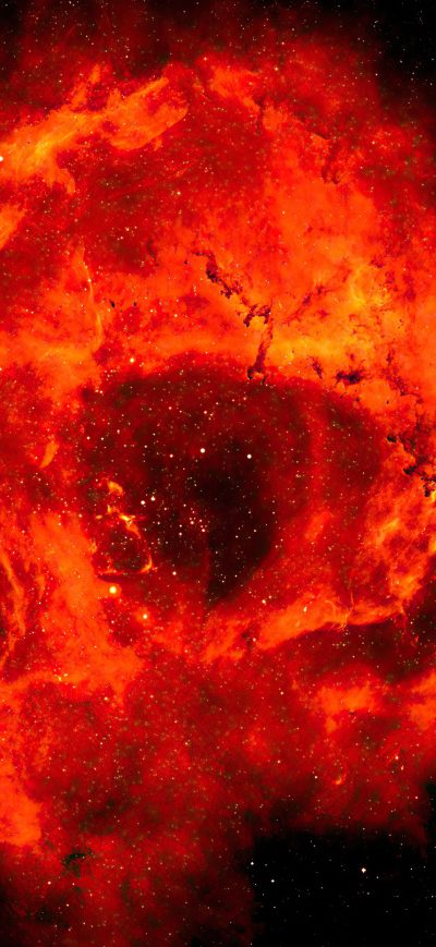 Fond d'écran iPhone Rose Nebula 4k