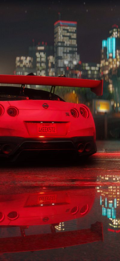 Fond d'écran iPhone Nissan Gtr Gtav 5k