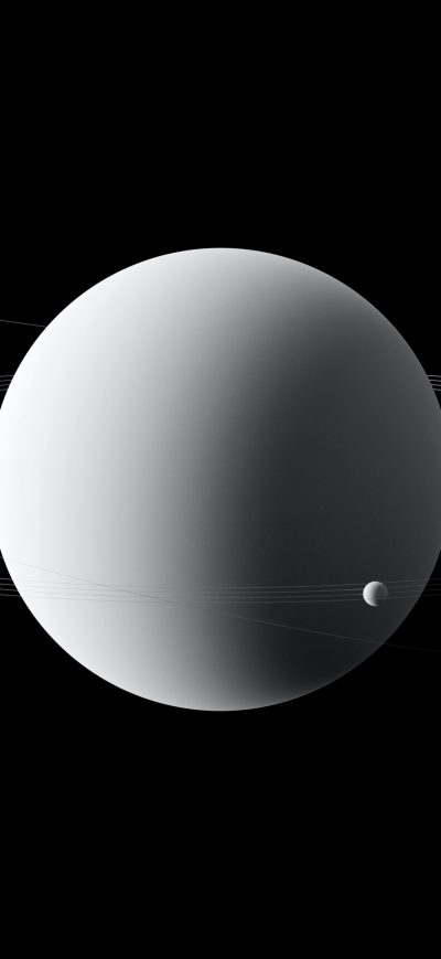 Fond d'écran iPhone Orbit Oled Dark 5k