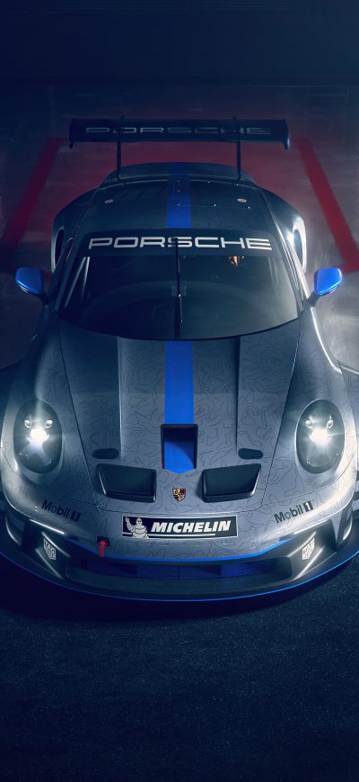 Fond d'écran iPhone Porsche 911 GT3 Cup 992 5k