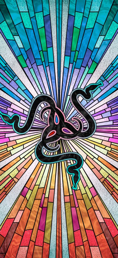 Fond d'écran iPhone Razer Colorful 4k