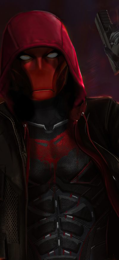 Fond d'écran iPhone Red Hood Titans 5k