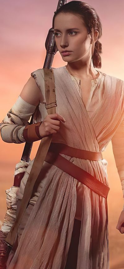 Fond d'écran iPhone Rey And Bb8 Cosplay 4k