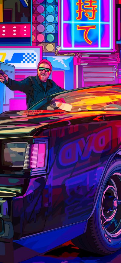 Fond d'écran iPhone Run The Jewels No Save Point Cyberpunk 2077 5k