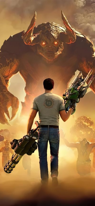 Fond d'écran iPhone Serious Sam 4