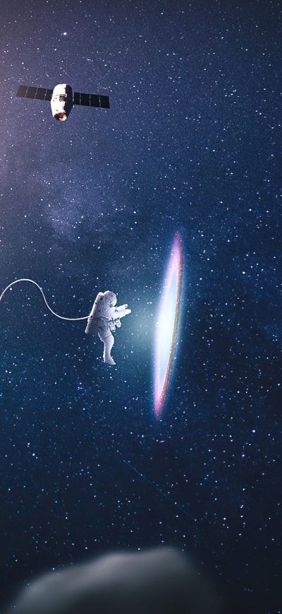 Fond d'écran iPhone Entering Parallel Space 4k