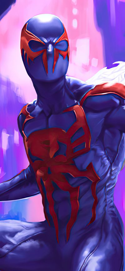Fond d'écran iPhone 4k Spiderman 2099