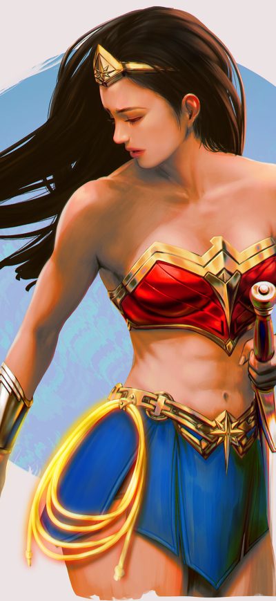 Fond d'écran iPhone Wonder Woman Artwork 2020 4k