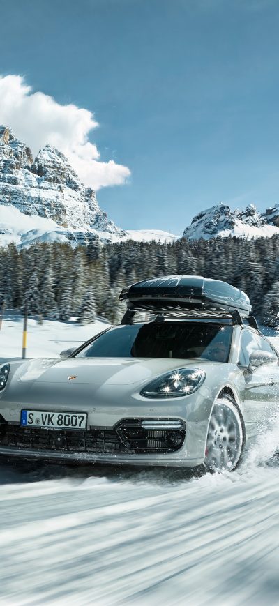 Fond d'écran iPhone Porsche In Snow
