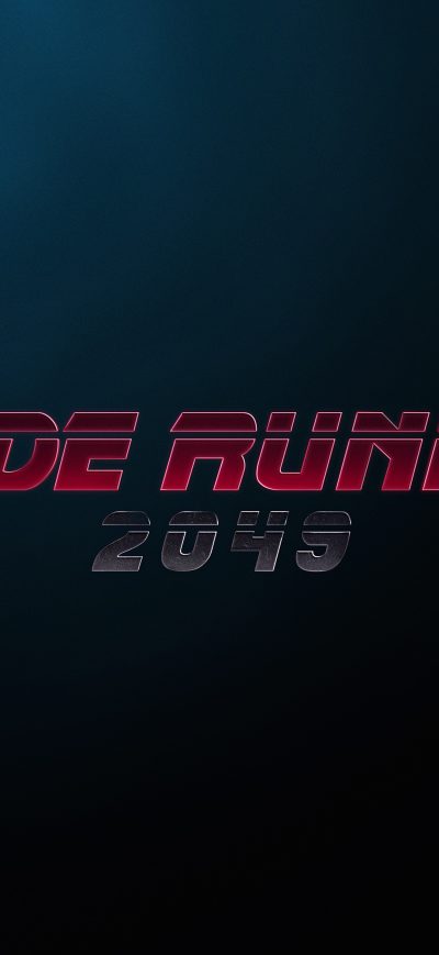 Fond d'écran iPhone Blade Runner 2049 Logo 5k