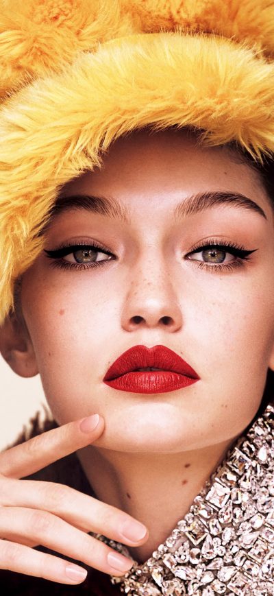Fond d'écran 2017 Gigi Hadid Vogue sur iPhone