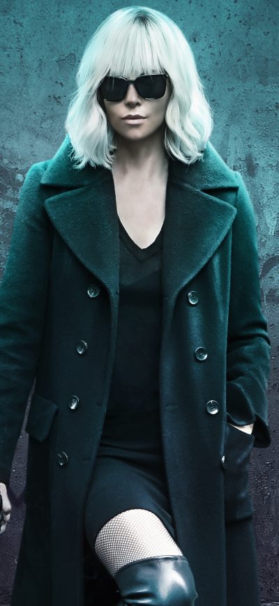 Fond d'écran iPhone Atomic Blonde Charlize Theron 5k