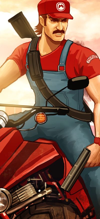 Fond d'écran iPhone Grand Theft Auto Mario Kat