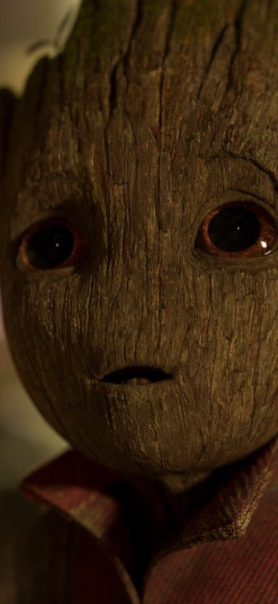 Fond d'écran iPhone Baby Groot Guardians of the Galaxy Vol 2 HD