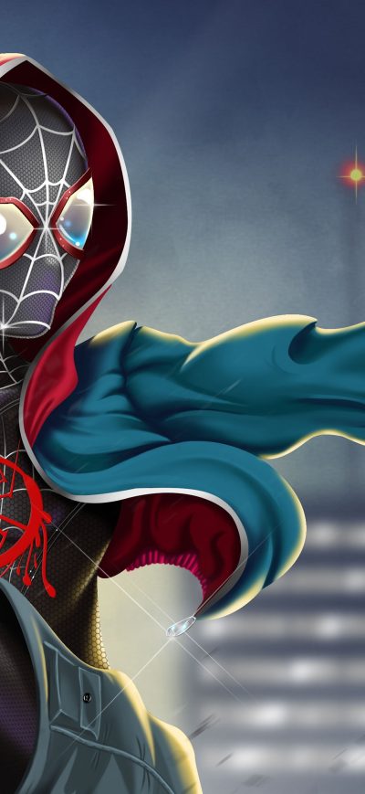 Fond d'écran iPhone SpiderMan Into The Spider Verse New FanArt