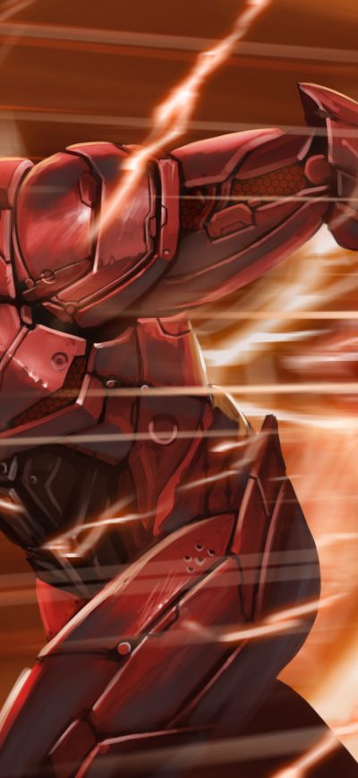 Fond d'écran iPhone Flash Dc Comics Art 4k