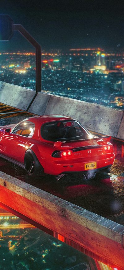 Fond d'écran iPhone Cyberpunk Mazda