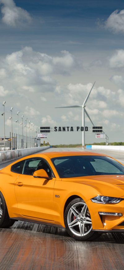 Fond d'écran iPhone Ford Mustang GT Fastback 2018 4k