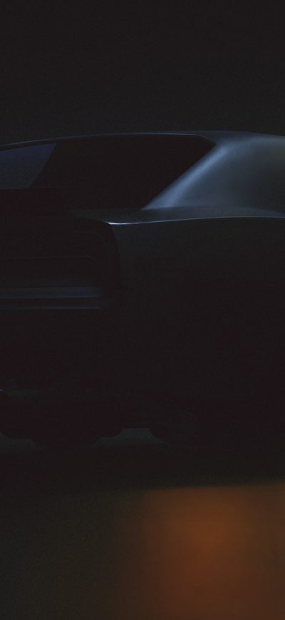 Fond d'écran iPhone Dodge Charger Conceptart Miniamlism 4k