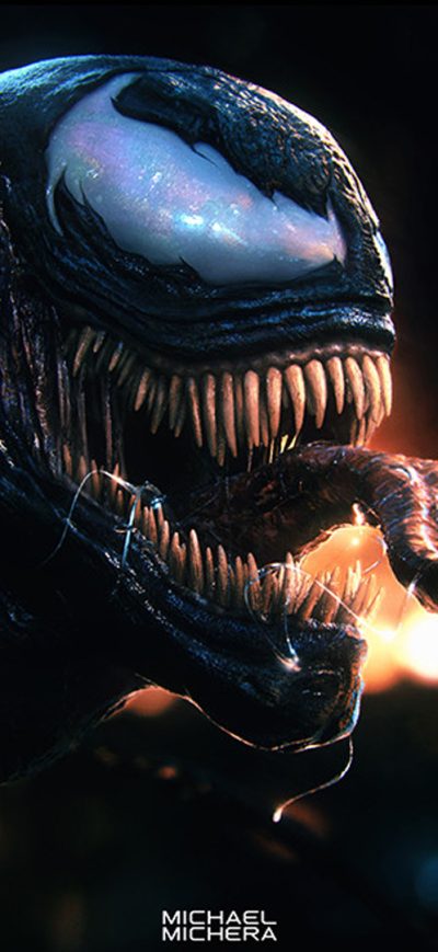Fond d'écran iPhone Venom Fan Digital Art