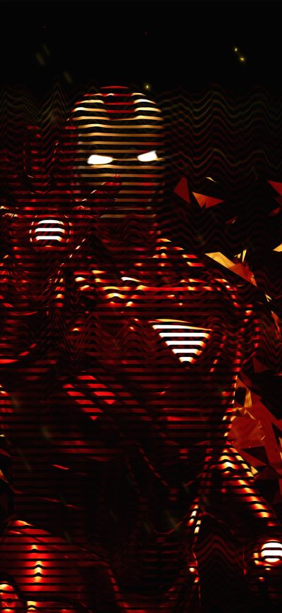 Fond d'écran iPhone Iron Man 4k Minimalism