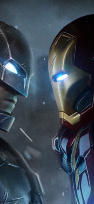 Fond d'écran iPhone Batman Vs Iron Man