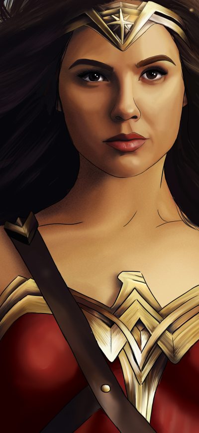 Fond d'écran iPhone Wonder Woman 4k Artworks