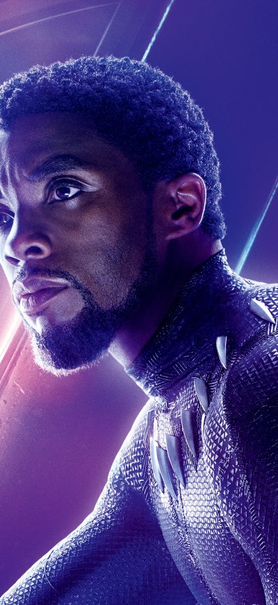 Fond d'écran iPhone Black Panther In Avengers Infinity War 8k Poster