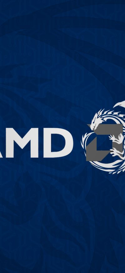 Fond d'écran iPhone AMD Blue Dragon