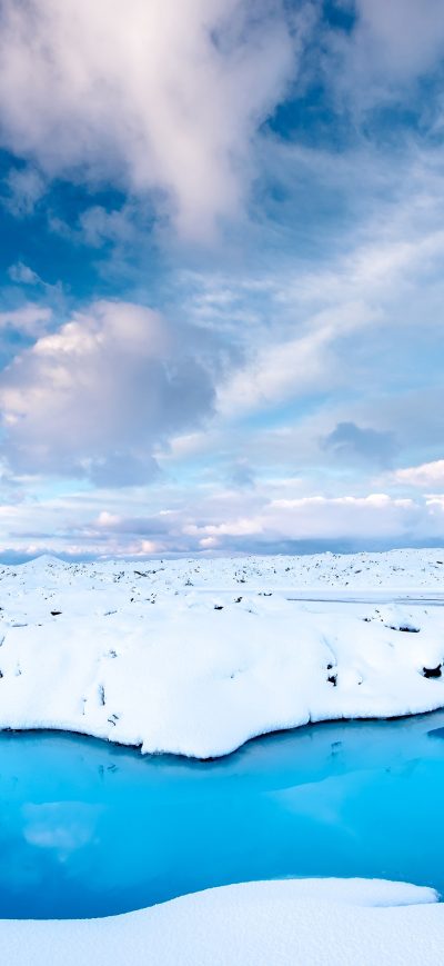 Fond d'écran iPhone Iceland Snow Water