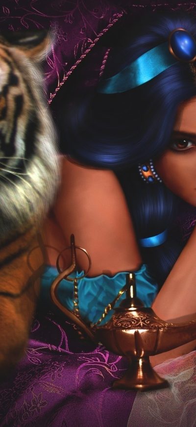 Fond d'écran iPhone Princess Jasmine Artwork