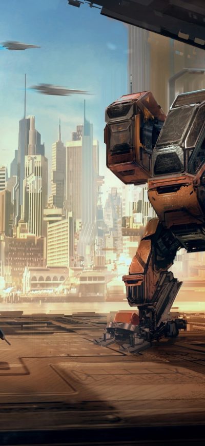 Fond d'écran iPhone Robot Science Fiction Scifi Art