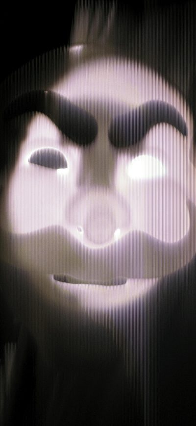 Fond d'écran iPhone Mr Robot Glitch Art