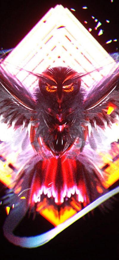 Fond d'écran iPhone Owl Painting