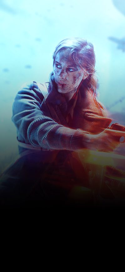 Fond d'écran iPhone Battlefield V Warrior Girl