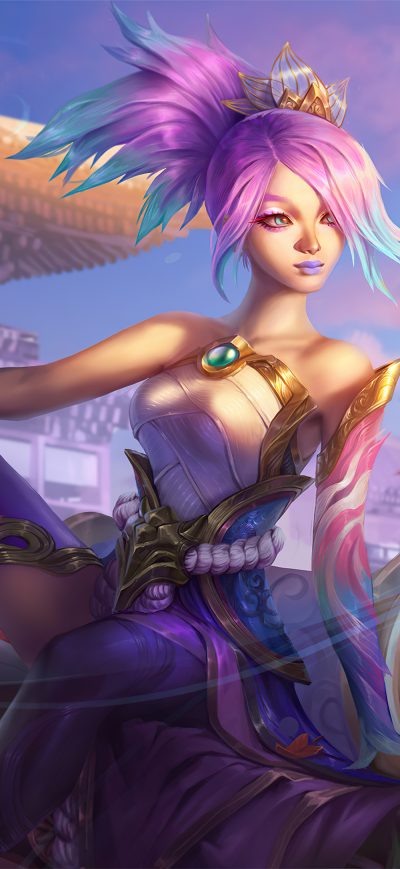 Fond d'écran iPhone Akali Spirit Blossom