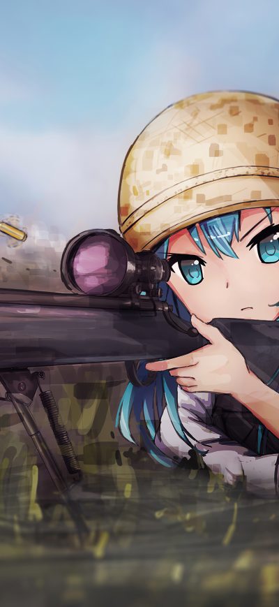 Fond d'écran iPhone Pubg Anime Girl 5k