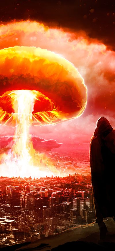 Fond d'écran iPhone Romantically Apocalyptic Explosion 4k