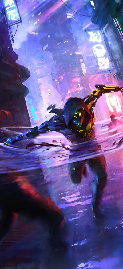Fond d'écran iPhone Ghostrunner 4k