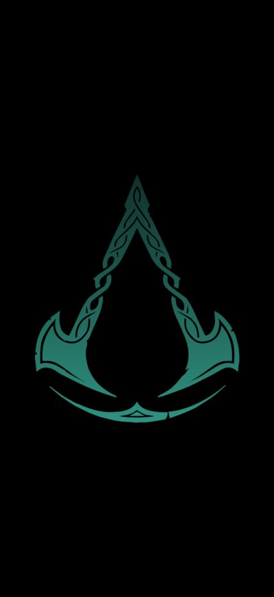 Fond d'écran iPhone Assassins Creed Valhalla Logo