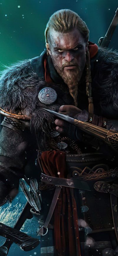 Fond d'écran iPhone Assassins Creed Valhalla 4k Game