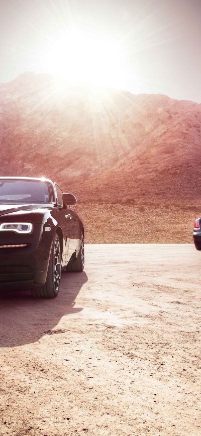 Fond d'écran iPhone Rolls Royce Wraith Black Badge 4k