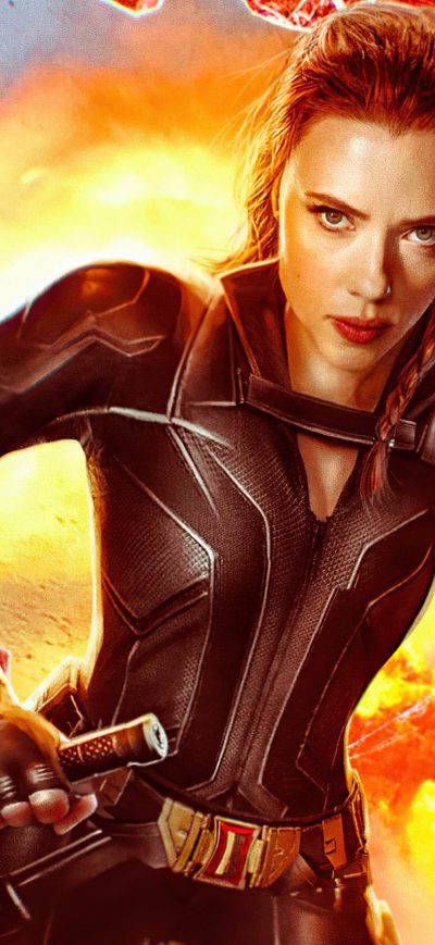 Fond d'écran iPhone Black Widow 2021 Poster