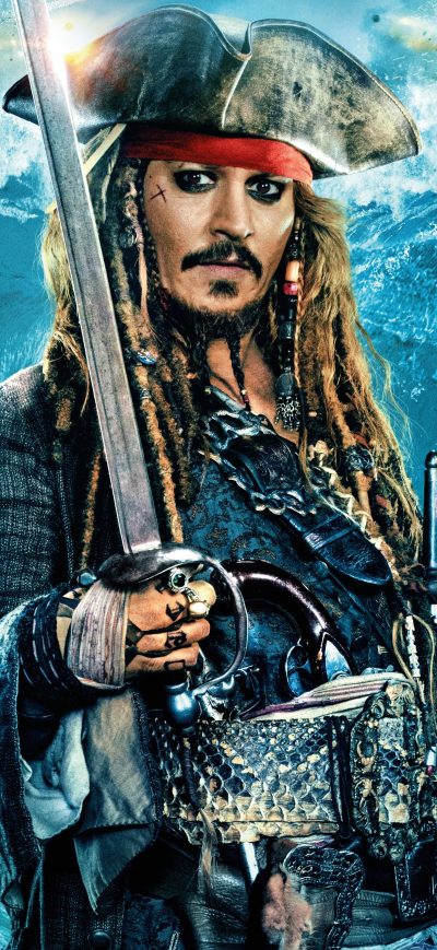 Fond d'écran iPhone Jack Sparrow In Pirates Of The Caribbean Dead Men Tell No Tales